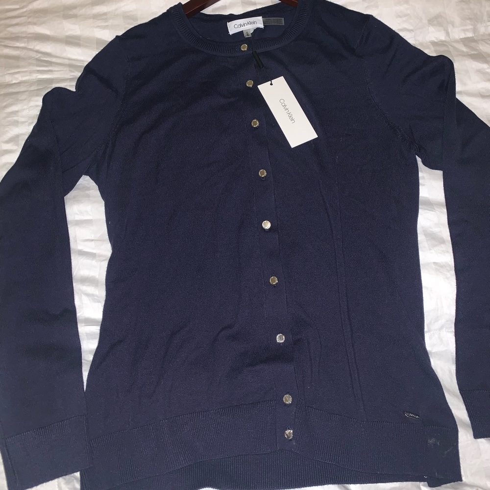 NEW w/ tags! Calvin Klein Cardigan Sweater Size M